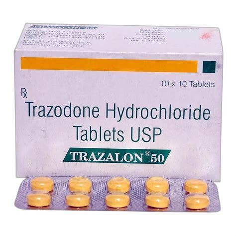 It is used to treat depression and insomnia. . Trazodone pills pictures